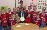 MP meets infant school children